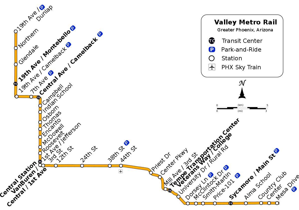 Val metro autobús mapa