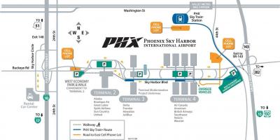 Mapa Phoenix aeroporto
