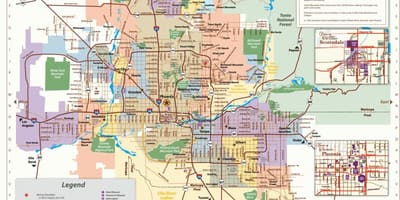 Phoenix rutas de autobuses mapa