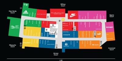 Phoenix premium outlet mapa
