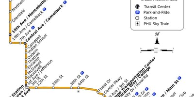 Val metro autobús mapa